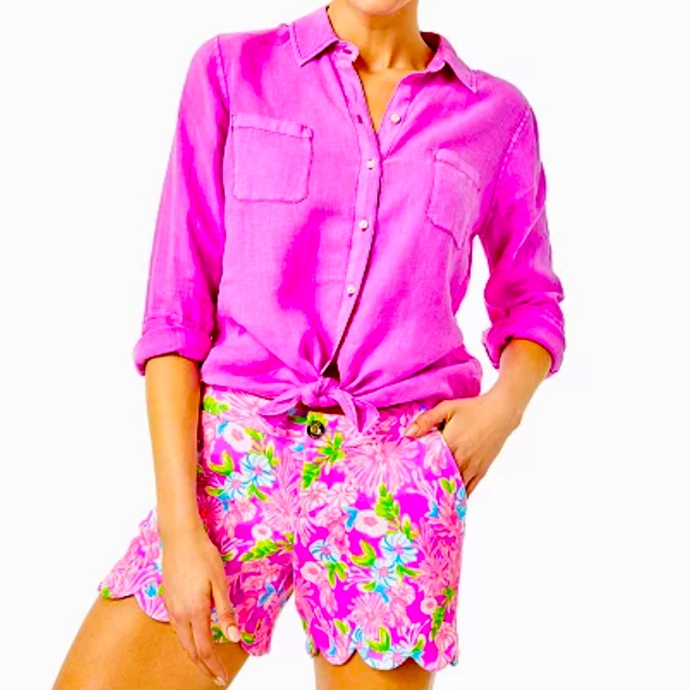 *NWT* Lilly Pulitzer - 5'' Buttercup Knit Shorts - Size 16